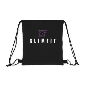 Slim Fit Drawstring Bag (Black)
